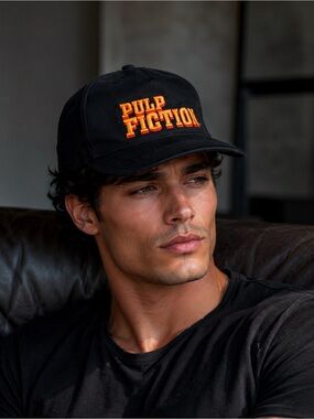 Pulp Fiction SnapBack Miramax (2023) Tarantino Black Hat Cap